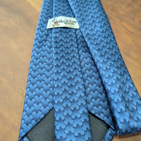 Walt Disney World Navy Mickey Mouse Tie - Picture 2 of 3